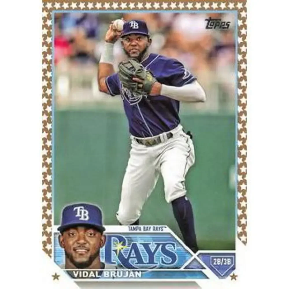 2023 Topps Gold Star Gold Star Vidal Brujan #613 Tampa Bay Rays